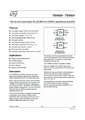 DataSheet TSV630 pdf